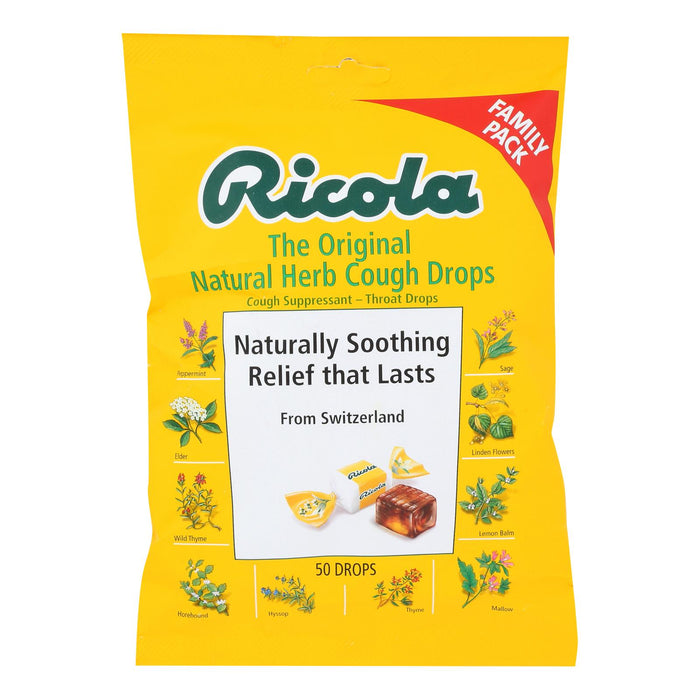 Ricola - Cough Drop Original Herb - Case Of 6-45  Ct