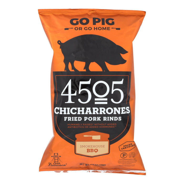 4505 - Pork Rinds - Chicharones - Smokehouse Bbq - Case Of 12 - 2.5 Oz.