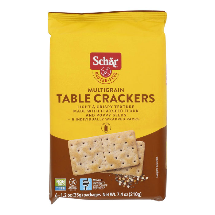 Schar - Crackers Multigrn Table - Case Of 5-7.4  Oz