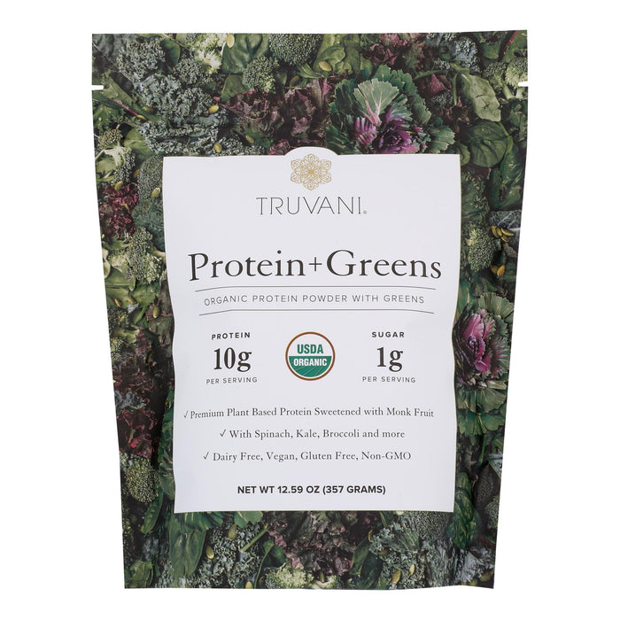 Truvani - Protein Powder Greens - 1 Each-12.59 Oz.