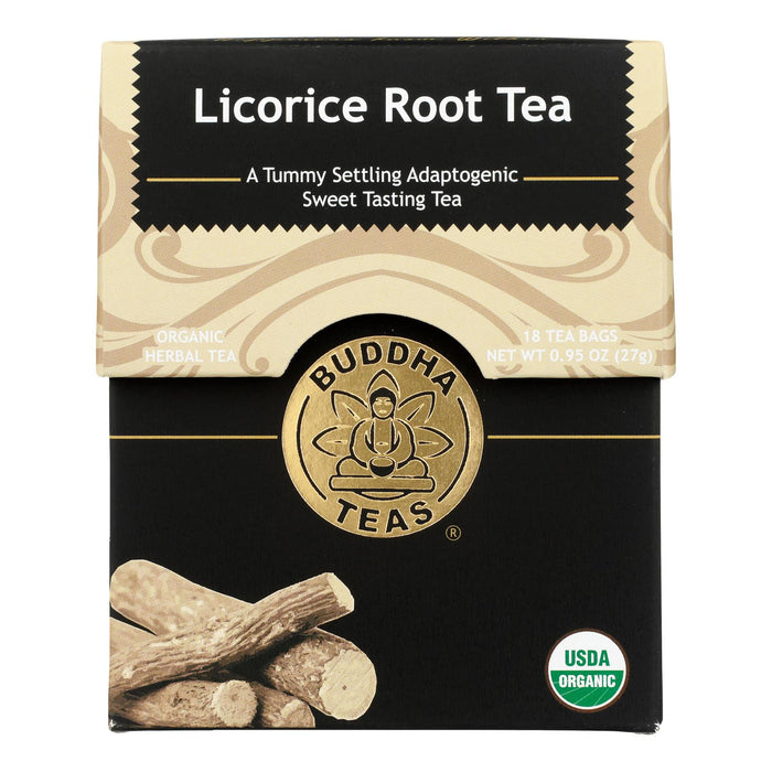 Buddha Teas - Tea Organic Licorice Root - Case Of 6 - 18  Bag
