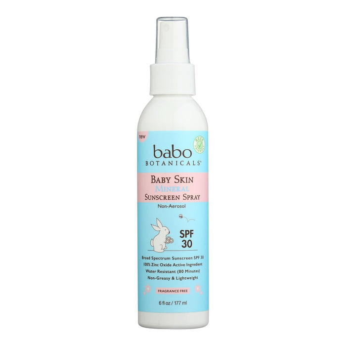 Babo Botanicals - Snscn Spf 30 Bby Skn Spry - 1 Each- 6 Oz