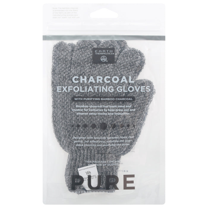 Earth Therapeutics - Exfol Glove Charcoal - 1 Each - 125 Oz