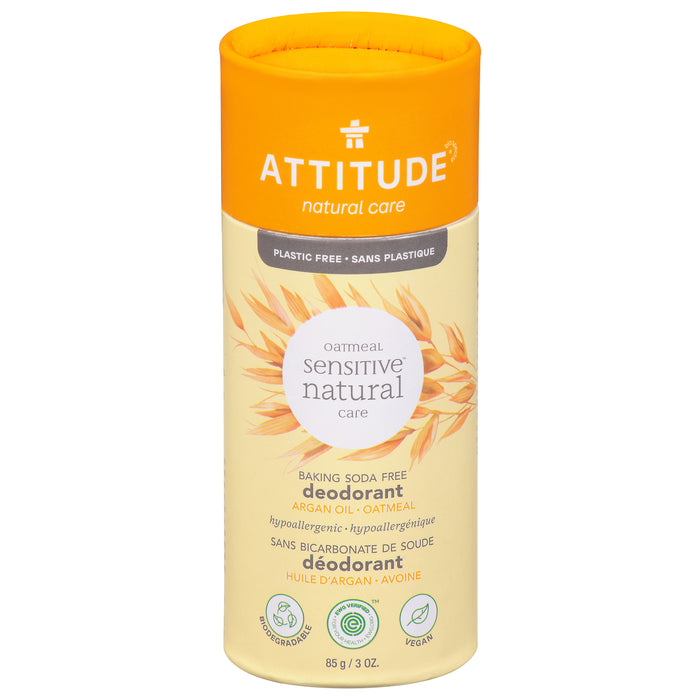 Attitude - Deodorant Snstv Argan Oil - 1 Each- 3 Oz