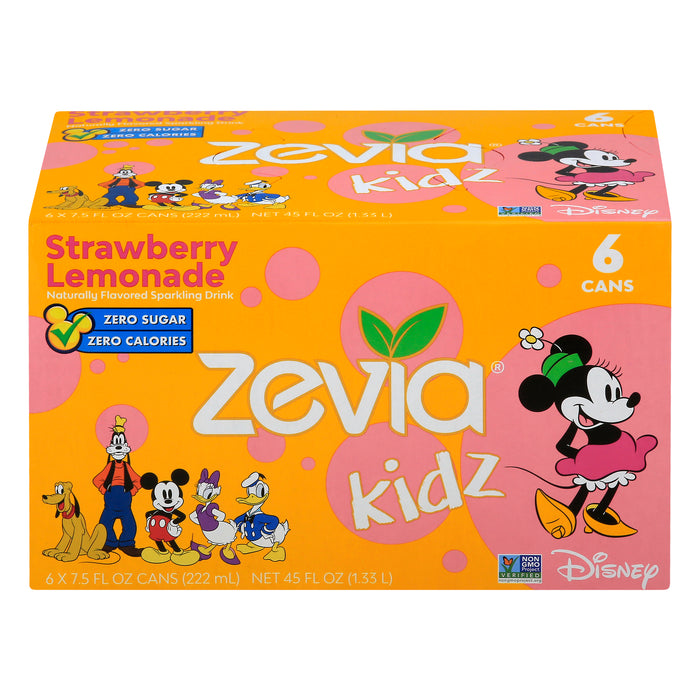 Zevia - Kidz Straw Lmaidsprk Rnk - Case Of 4-6/ 7.5 Fz