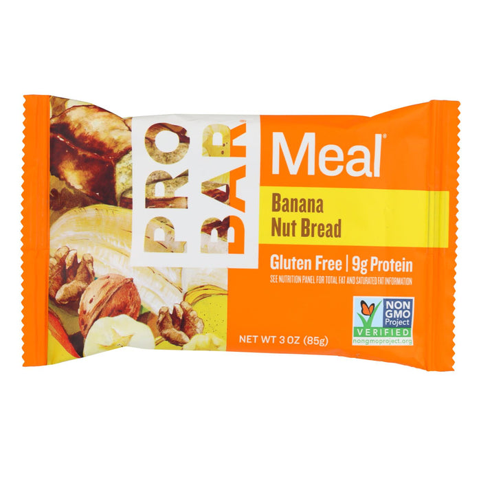 Probar Meal Bar, Banana Nut Bread  - Case Of 12 - 3 Oz.