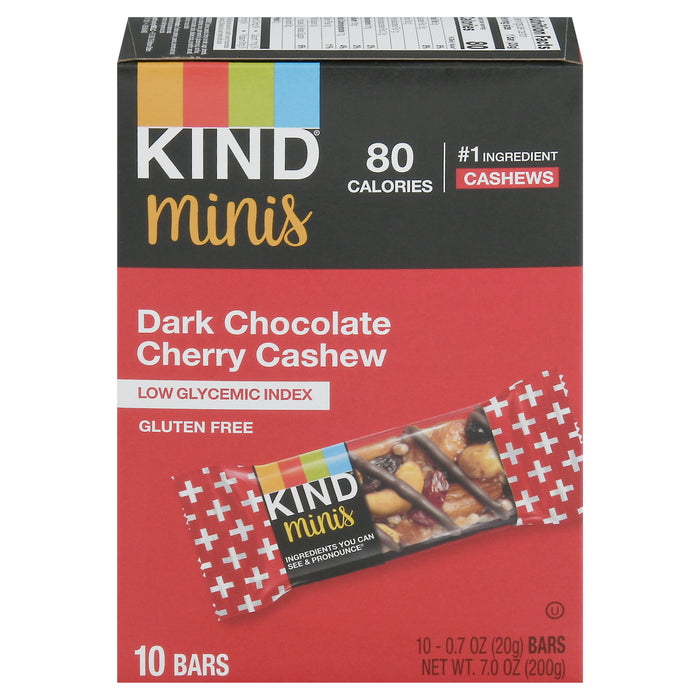 Kind - Bar Mini Dkchoc Chrycshw - Case Of 8-10/7 Oz