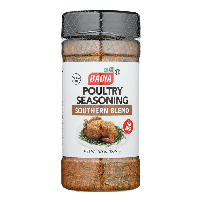 Badia Spices Southern Blend Poultry Seasoning, Southern Blend -Case Of 6 - 5.5 Oz