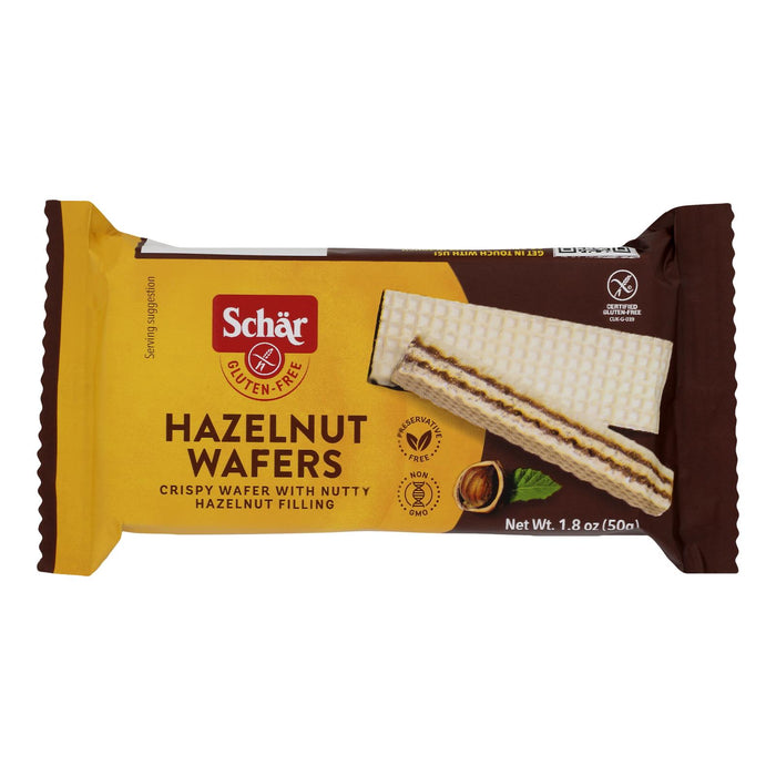 Schar Wafers - Hazelnut - Gluten Free - 1.8 Oz - Case Of 20.