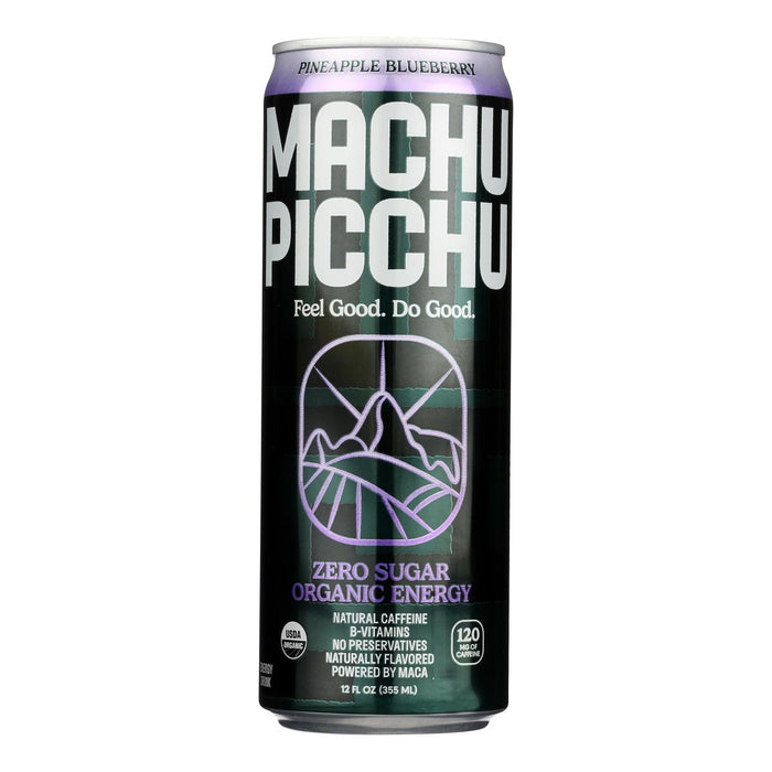 Machu Picchu - Energy Drink Pineap Blu - Case Of 12- 12 Fz