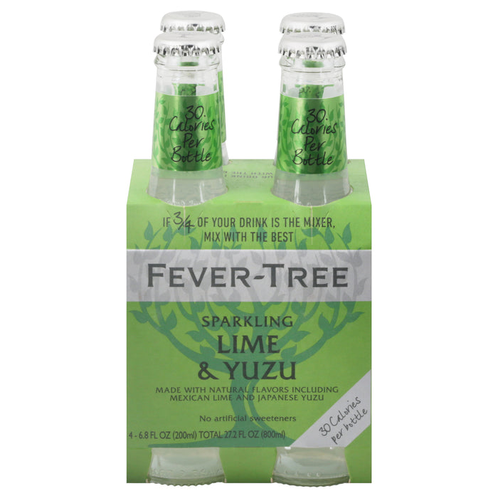 Fever-tree - Sprklg Lime Yuzu - Case Of 6-4/ 6.8 Fz