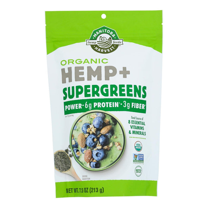 Manitoba Harvest - Hemp Powder Supergrn - 1 Each-7.5  Oz