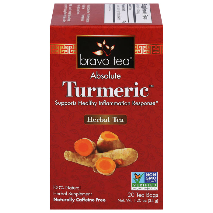 Bravo Teas And Herbs - Tea -Absolute Tumeric - 20 Bag