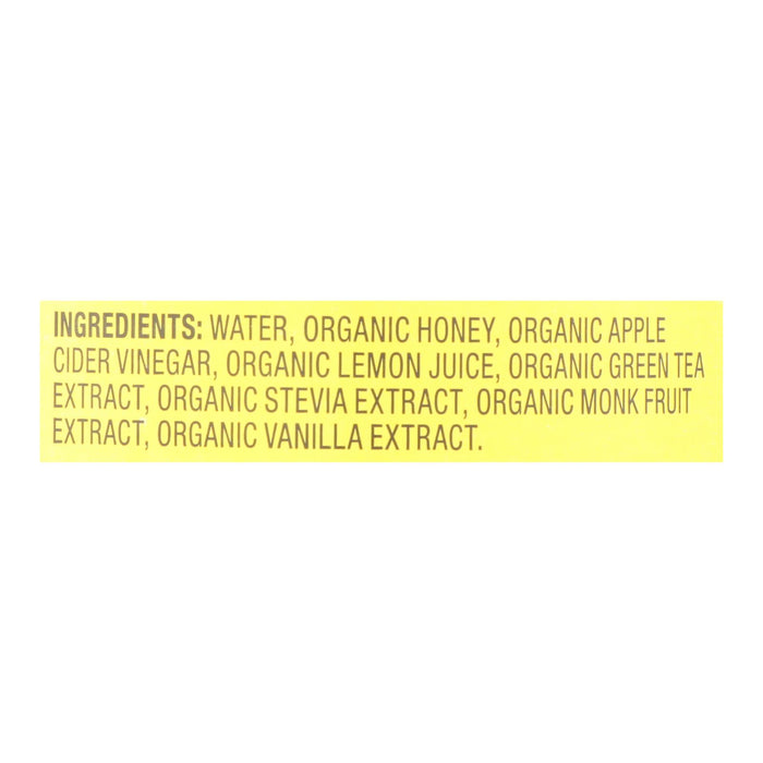 Bragg -Apple Cider Vinegar Honey Green Tea Refresh - Case Of 12-16 Fz