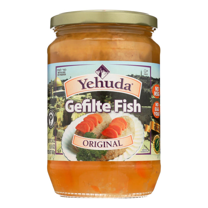 Yehuda Matzo Gelfilte Fish -Original - Case Of 12 - 24 Oz.