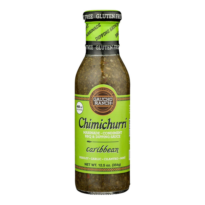 Gaucho Ranch Caribbean Chimichurri -Case Of 6 - 12.5 Fz