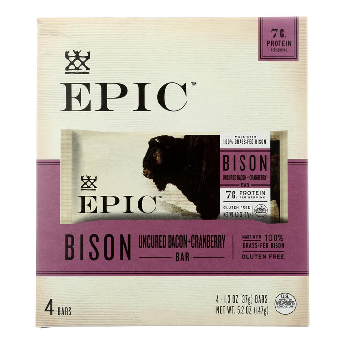 Epic - Bar Bison Uncrd Bcn Crbry - Case Of 8-5.2  Oz