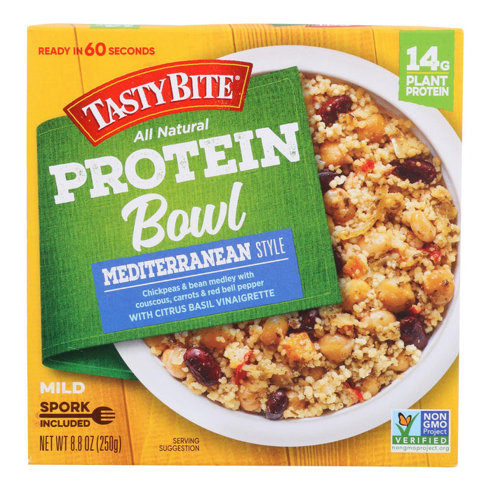 Tasty Bite - Bowl Protein Medit Style - Case Of 6-8.8  Oz