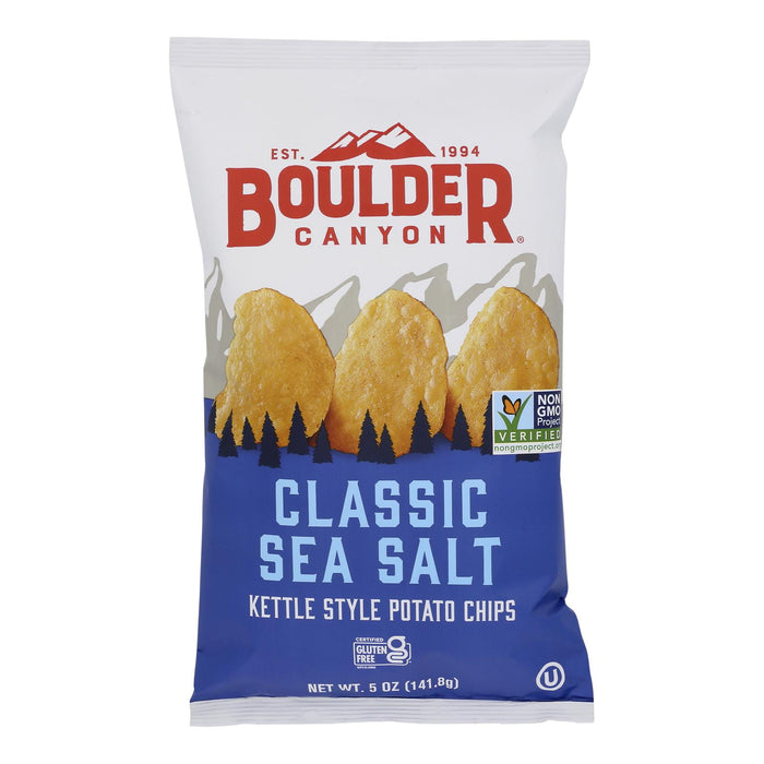 Boulder Canyon -Totally Natural Potato Chips - Case Of 12 - 5 Oz.