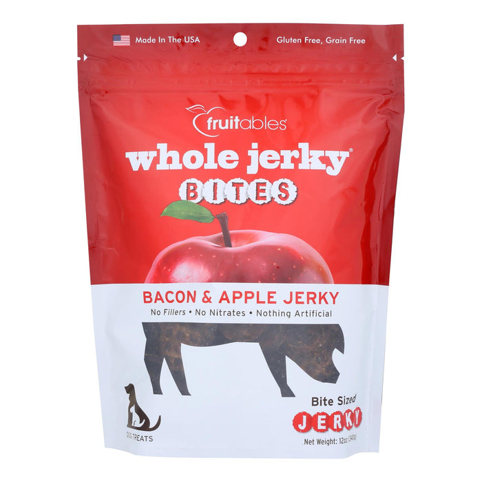 Fruitables - Dog Trt Jrky Bite Bcn&apl - Case Of 6-12  Oz