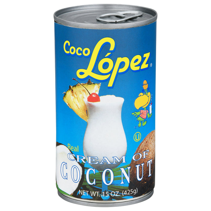 Coco Lopez Real Cream Of Coconut - Case Of 24 -15 Fl Oz.