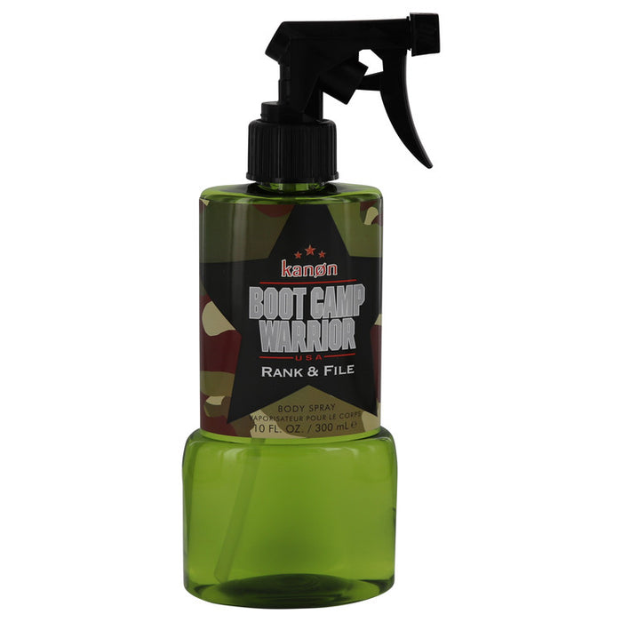 Kanon Boot Camp Warrior Rank & File by Kanon Body Spray 10 oz for Men.