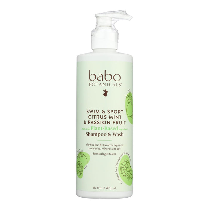 Babo Botanicals - Shamp&wash Swim & Sport - 1 Each 1-16  Fz