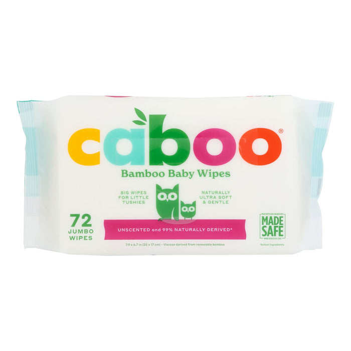 Caboo - Baby Wipes Bamboo 72 Count - Case Of 12-1 Count.