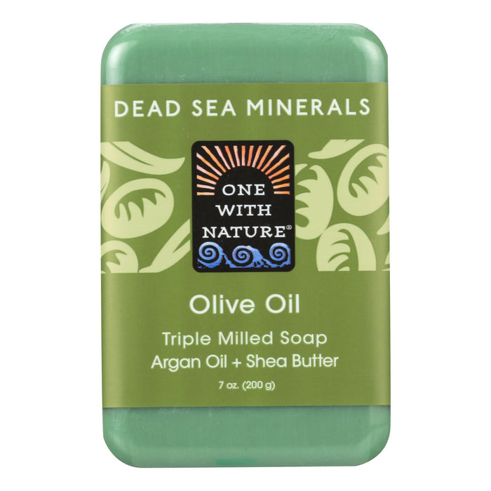 One With Nature Dead Sea Mineral Olive Oil Soap- 7 Oz