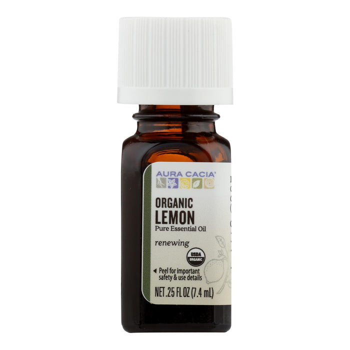 Aura Cacia - Organic Essential Oil - Lemon - 25 Oz
