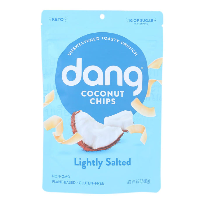 Dang - Toasted Coconut Chips - Lightly Salted - Case Of 12 - 3.17 Oz