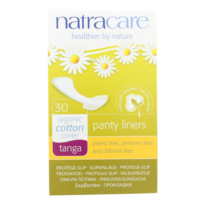 Natracare Natural Tanga Style Panty Liners - 30 Pack.