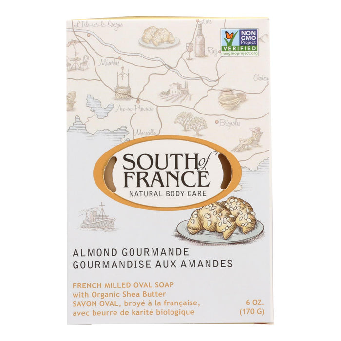 South Of France Bar Soap - Almond Gourmand - 6 Oz - 1 Each.