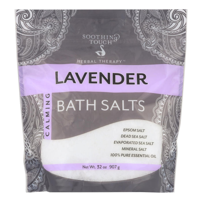 Soothing Touch Bath Salts - Lavender Calming - 32 Oz.