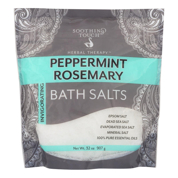 Soothing Touch Bath Salts - Peppermint Rosemary - 32 Oz.