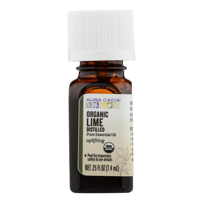 Aura Cacia - Organic Essential Oil - Lime - .25 Fl Oz.