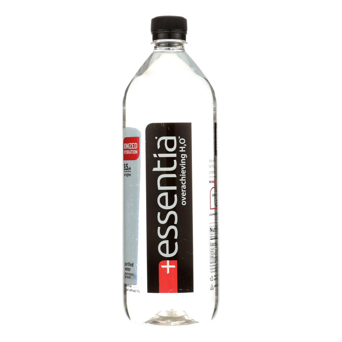 Essentia Hydration Perfected Drinking Water - 9.5 Ph. - Case Of 12 - 1 Liter.