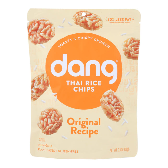 Dang - Sticky Rice Chips - Original - Case Of 12 - 3.50 Oz.