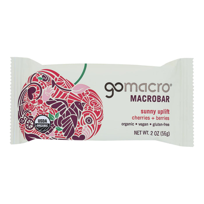 Gomacro Organic Macrobar - Cherries And Berries - 2 Oz Bars - Case Of 12.