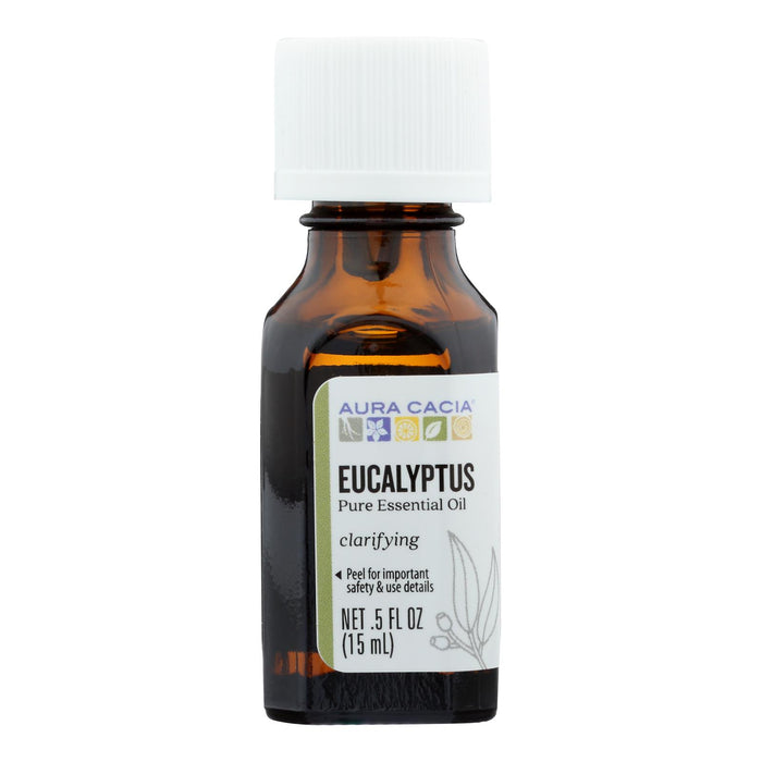 Aura Cacia - Pure Essential Oil Eucalyptus -0.5 Fl Oz