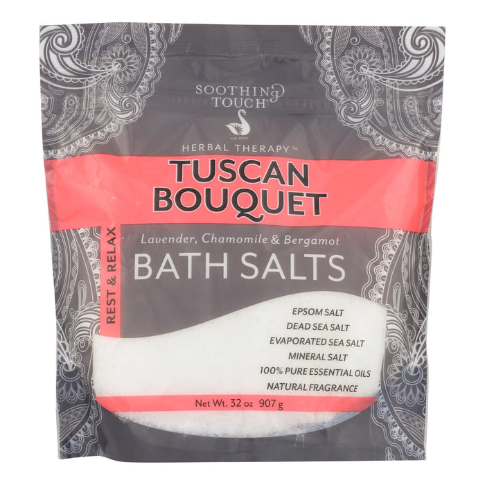 Soothing Touch Bath Salts - Rest & Relax Tuscan Bouquet - 32 Oz.