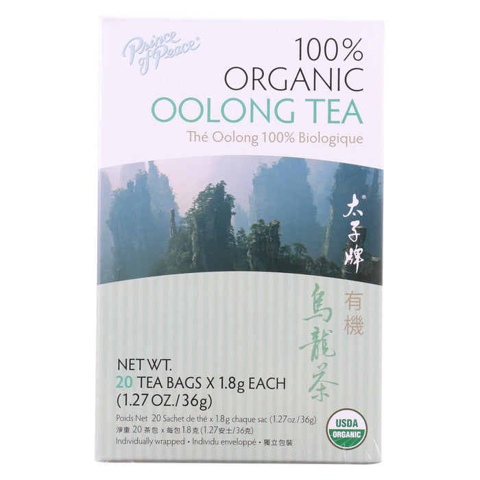 Prince Of Peace Organic Oolong Tea - 20 Tea Bags.