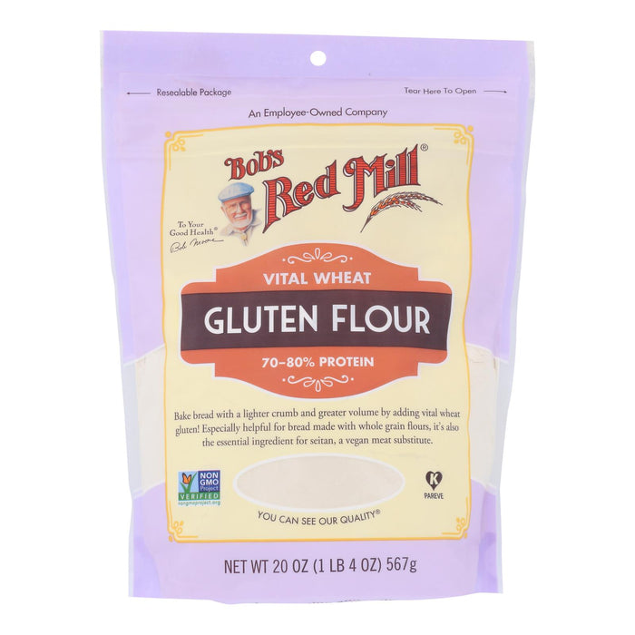 Bob's Red Mill - Flour Gluten - Case Of 4-20 Oz.