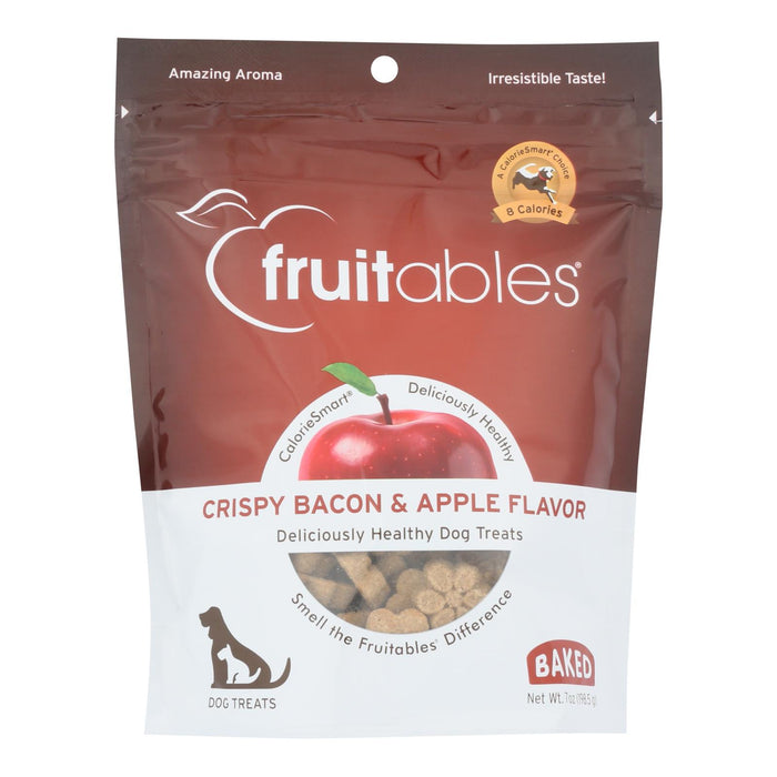 Fruitables - Dog Trts Crunch Bacon Apple - Case Of 8 - 7 Oz.