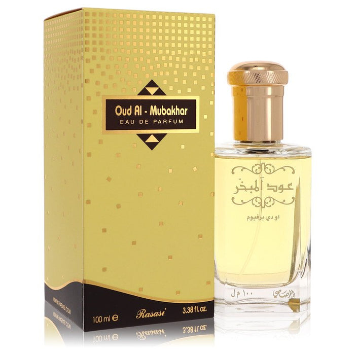 Rasasi Oud Al Mubakhar by Rasasi Eau De Parfum Spray (Unisex) 3.3 oz for Women .