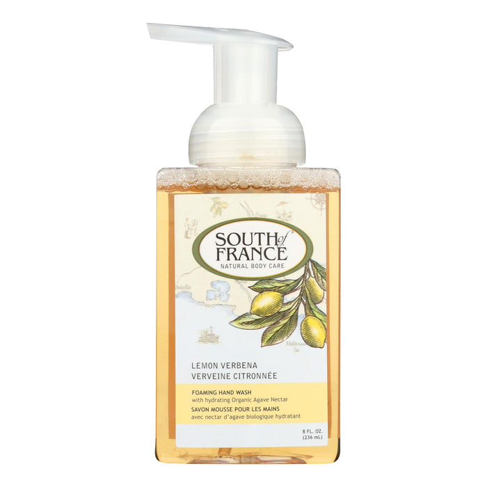 South Of France Hand Soap - Foaming - Lemon Verbena - 8 Oz - 1 Each.