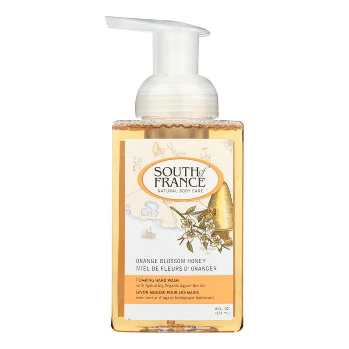 South Of France Hand Soap - Foaming - Orange Blossom Honey - 8 Oz - 1 Each.