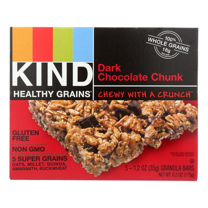 Kind Bar - Granola - Healthy Grains - Dark Chocolate Chunk - 5/1.2 Oz - Case Of 8.