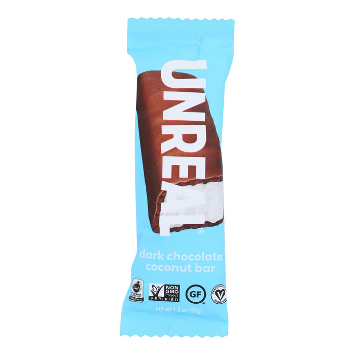 Unreal - Bar Dark Chocolate Coconut - Case Of 12-1.3  Oz