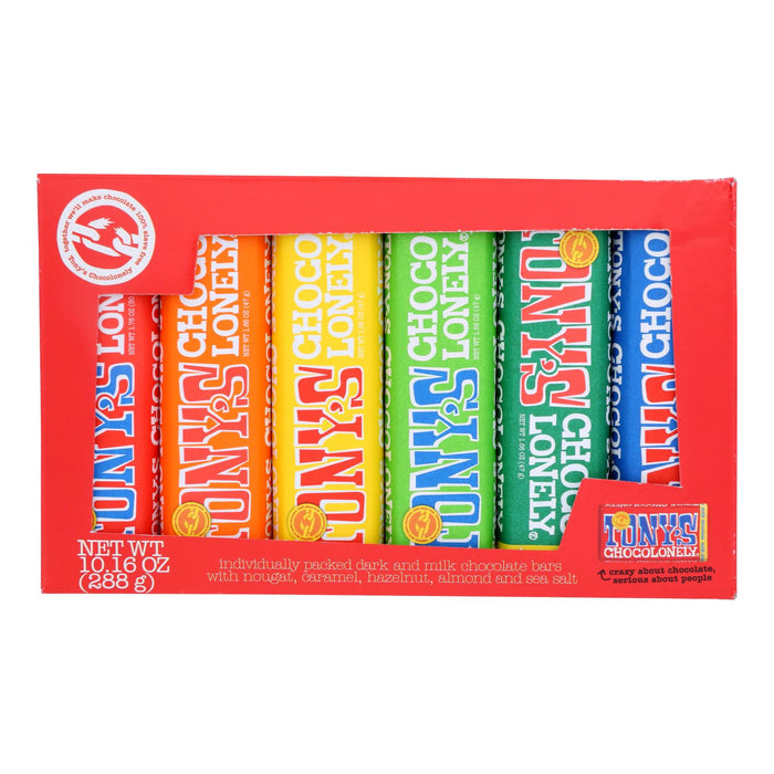 Tony's Chocolonely - Bar Choc.mixed Rainbow - Case Of  8-6 Ct